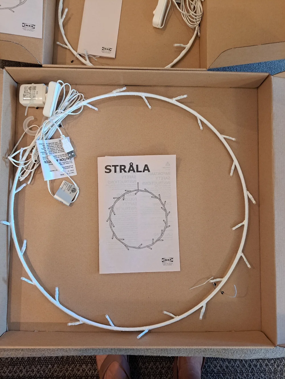 2 STRÅLA LED pendant lamps from IKEA.  11